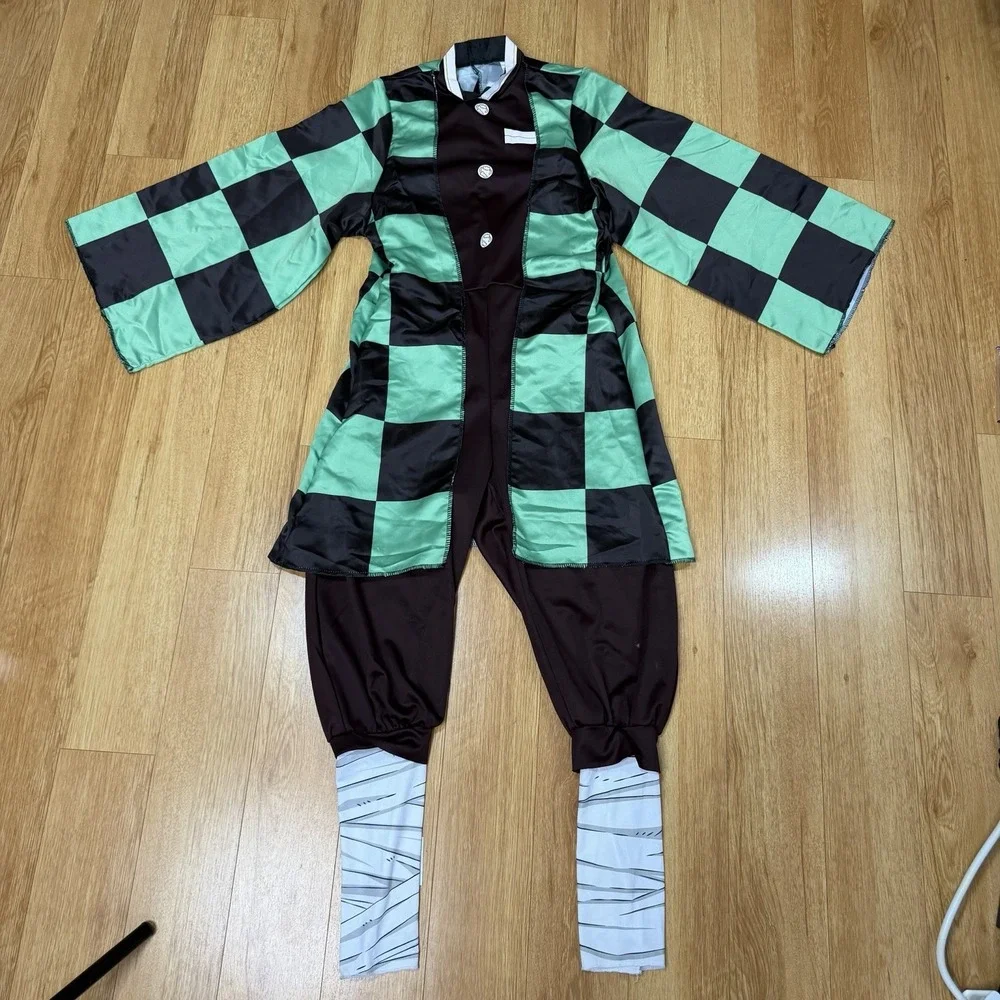 InSpirit Designs Demon Slayer Tanjiro Kamado jumpsuit costume Size XL 14-16